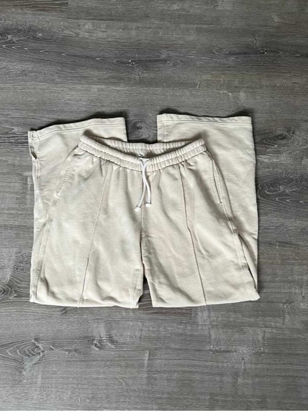 Aerie pintuck skater wide leg flare sweatpants